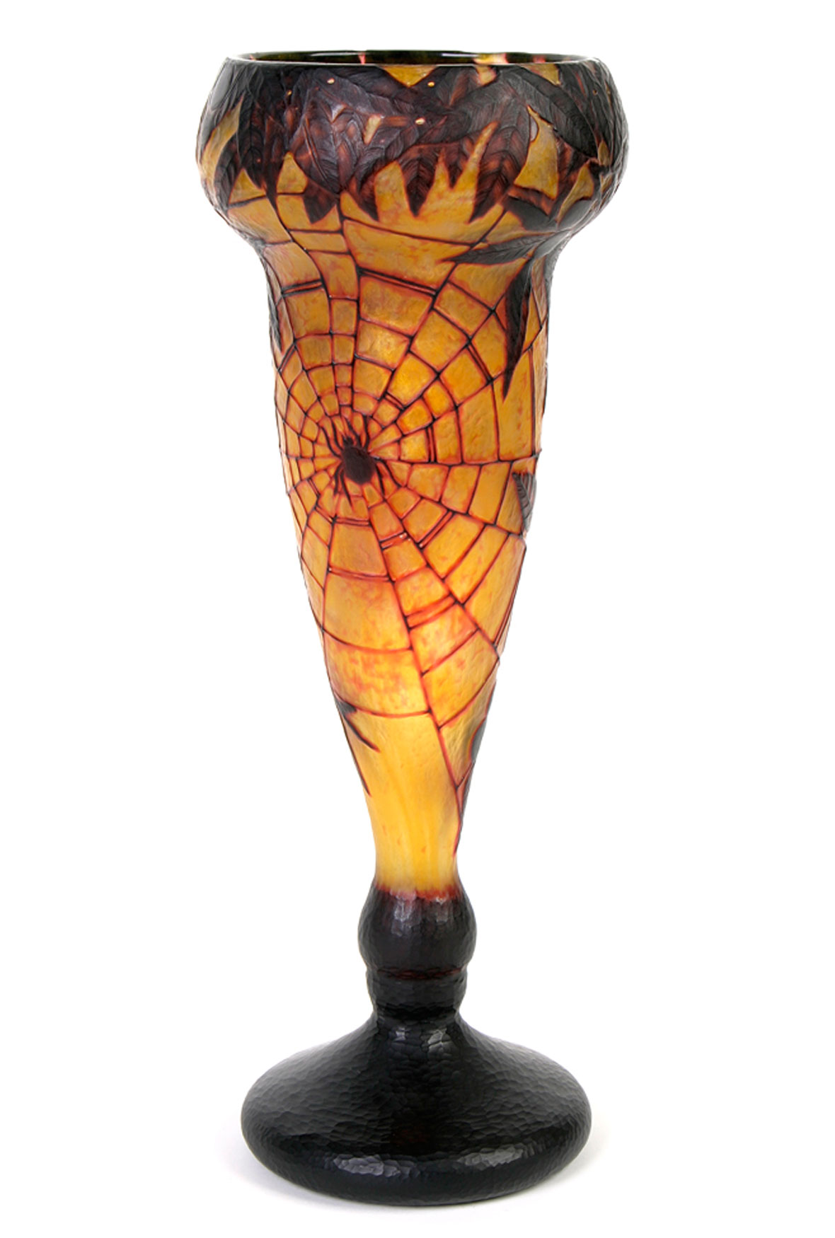 Daum Spider Vase
